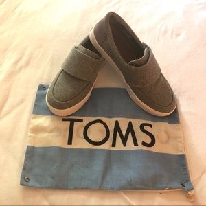 Toms Grey Slides/Flats